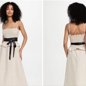 Reformation Miles Linen Dress